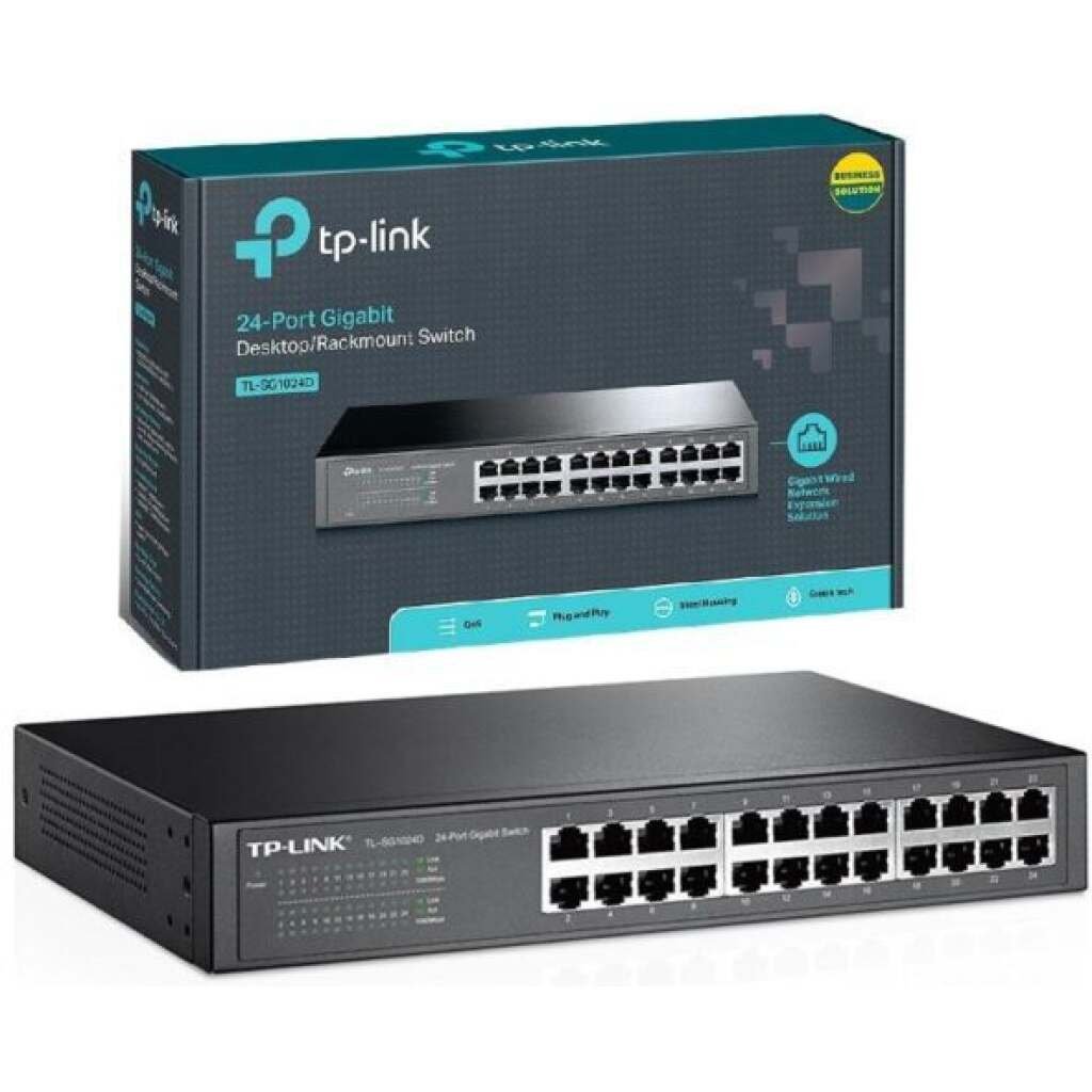 TP-Link TL-SG1024D – 24-Port Gigabit Switch