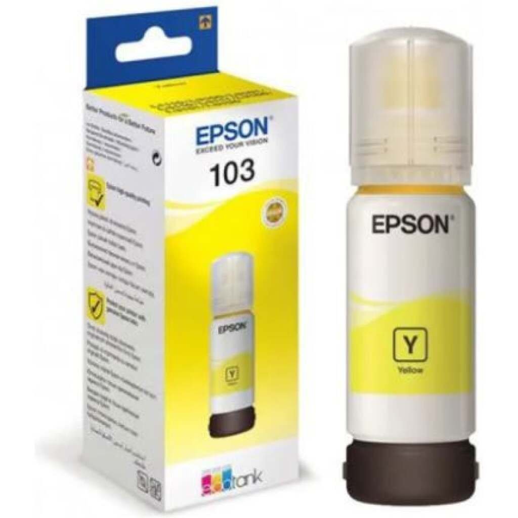 Epson 103 Yellow Ink Bottle – 65ml (C13T00S44A)