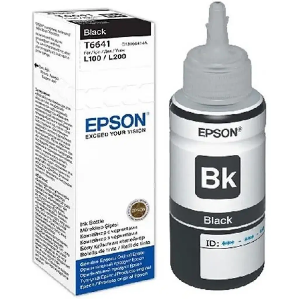 Epson T6641 Black Ink Bottle