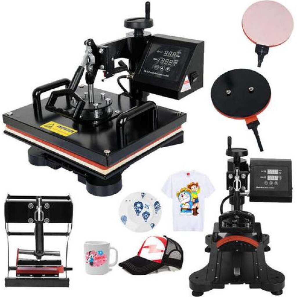 Heat press 5 in 1
