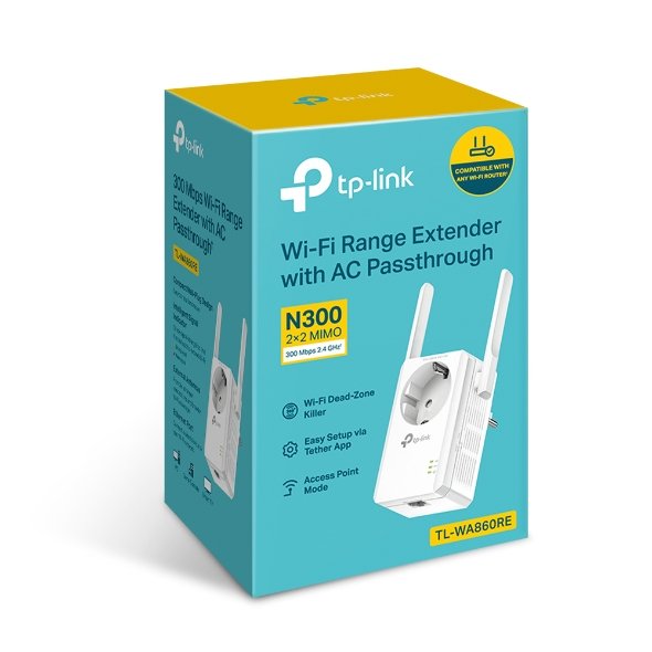 TP-Link TL-WA860RE – 300Mbps Wi-Fi Range Extender