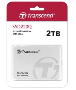 Transcend 2TB SATA SSD220Q 2.5” Internal SSD – TS2TSSD220Q