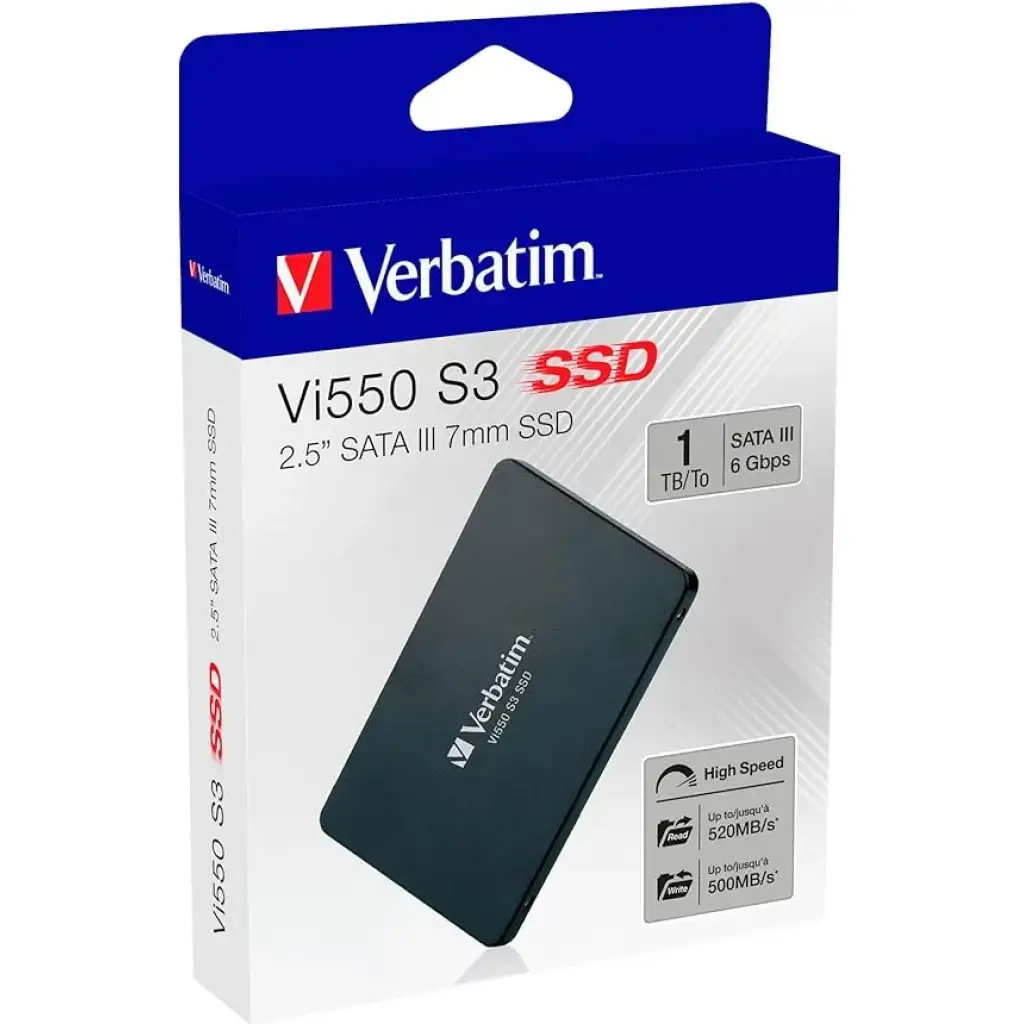 VERBATIM Vi550 S3 2.5” SATA INTERNAL SSD 1TB - VER-49353