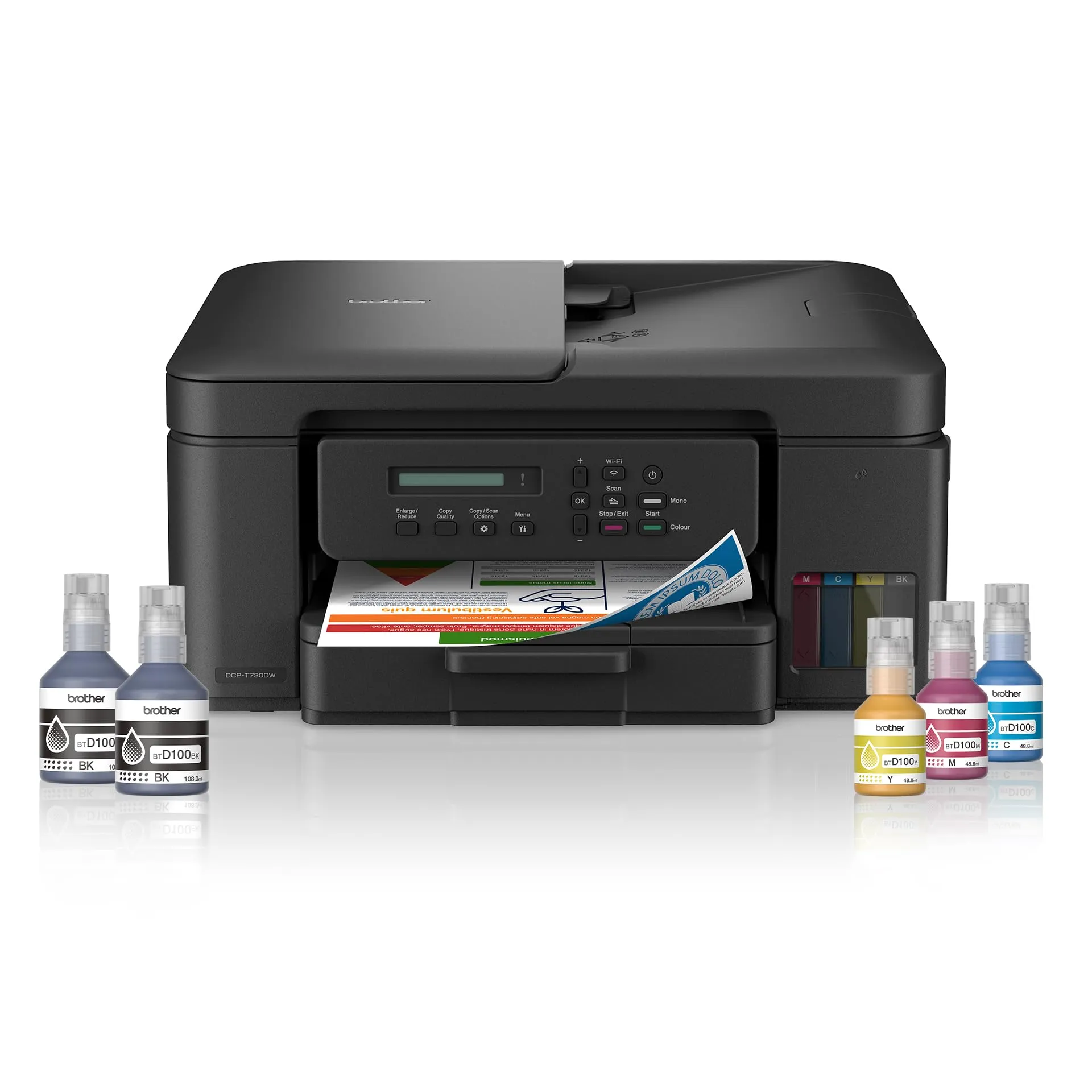 DCP-T730DW INK TANK PRINTER c Brother DCP-T730DW Ink Tank