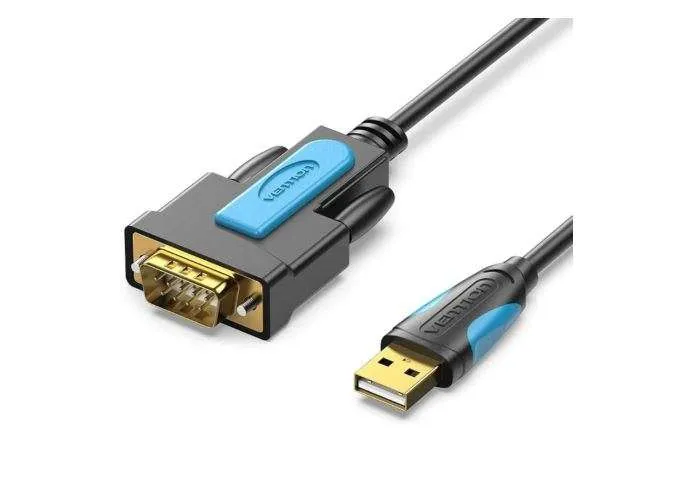 Vention USB to RS232 Serial Adapter Black 1.5M VAS-C02-B150