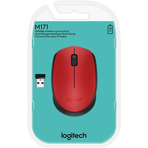 Logitech M171 Red Mouse