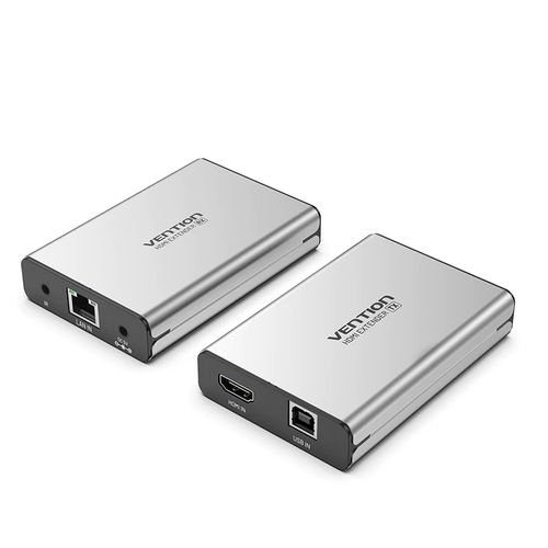 Vention HDMI Network Cable Extender 150M Gray Aluminum Alloy Type
