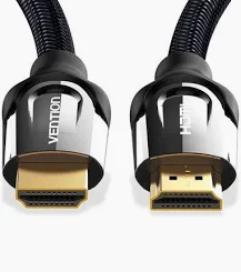 Vention Nylon Braided HDMI Cable 3M Black Metal Type