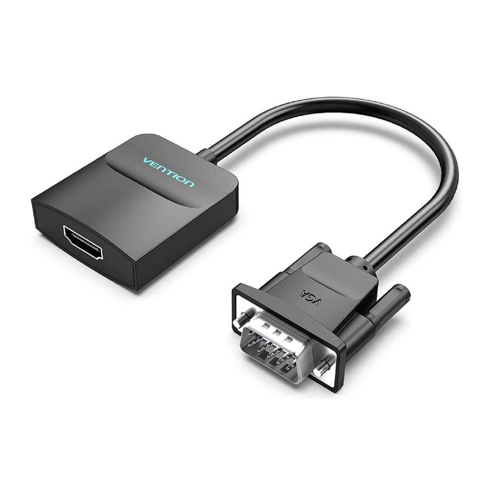 Vention VGA to HDMI Converter with Female Micro USB and Audio Port 0.15M Black