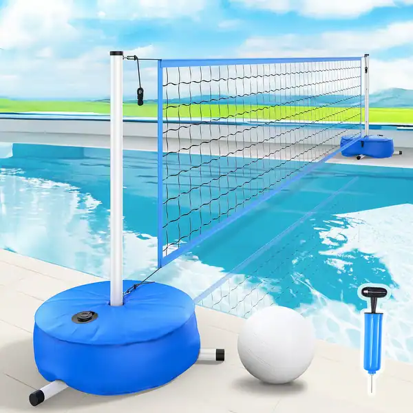 Volleyball Net Blue Durable Outdoor Sports Net