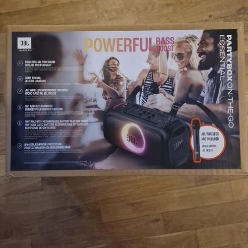 JBL PartyBox On-The-Go Essential 2 Mics Speaker