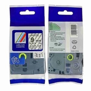 Brother TZ2-121 9mm x 8m black on clear label tape