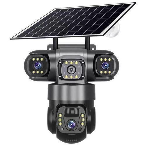 Triple Lens Solar PTZ Camera