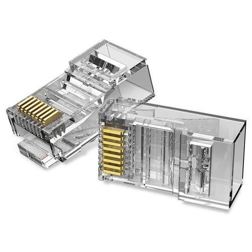 Vention Cat.6 UTP RJ45 Modular Plug Transparent 100 Pack Vention Cat.6 UTP RJ45 Modular Plug Transparent 100 Pack