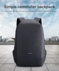 Kingsons 15.6" Anti Theft Series LAPTOP BACKPACK - Black (KS3149W)