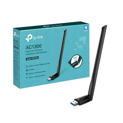 TL-ARCHER T3U PLUS AC1300 HIGH GAIN WIRELESS DUAL BAND USB ADAPTER
