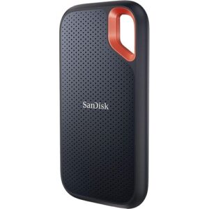 SANDISK 2TB Extreme Portable E61 SSD -Upto 1050mb/s read and 1000mb/s write speed, USB 3.2 Gen 2,IP 65 resistance and 3-meter drop protection