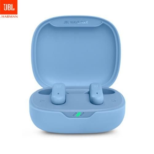 JBL Wave Flex Blue Earbuds