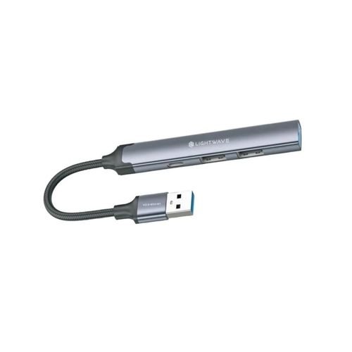 Light Wave 4-in-1 USB-C Hub Adapter