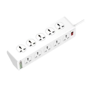 Lightwave 10-Way 2M USB Surge Extension