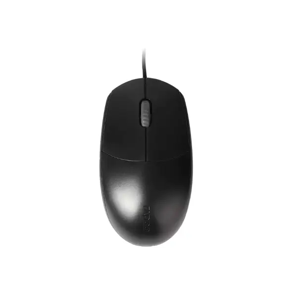 N100 RAPOO Optical Mouse BLACK
