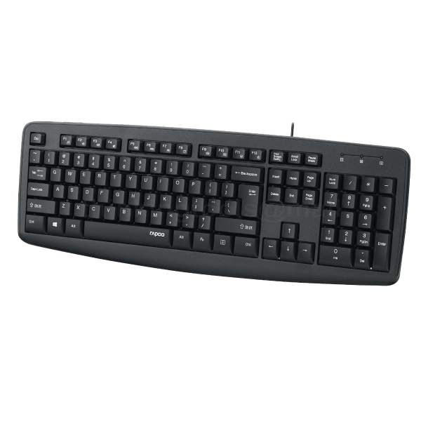 Rapoo NK2600 Wired Keyboard US Black