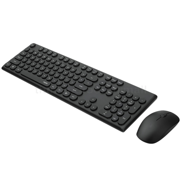 Rapoo X260S Wireless Keyboard Mouse Combo Black