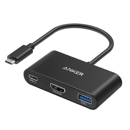 ANKER POWEREXPAND 3-IN-1 USB-C PD HUB GRAY