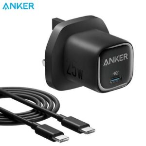 Anker 25W USB-C Charger with 5ft C-C Cable