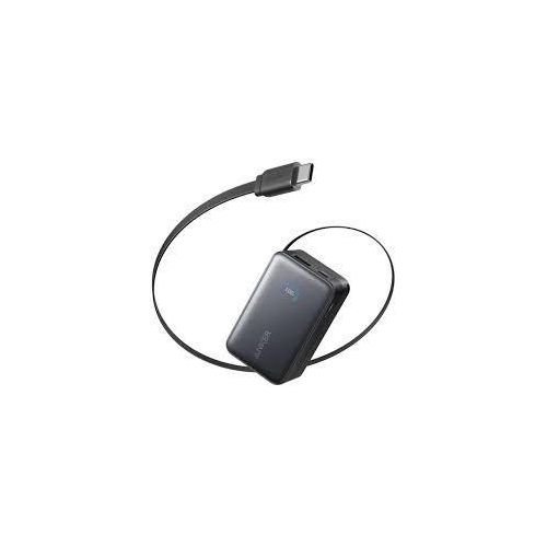 Anker Nano Power Bank 10K 45W Built-in Retractable USB-C Cable Black