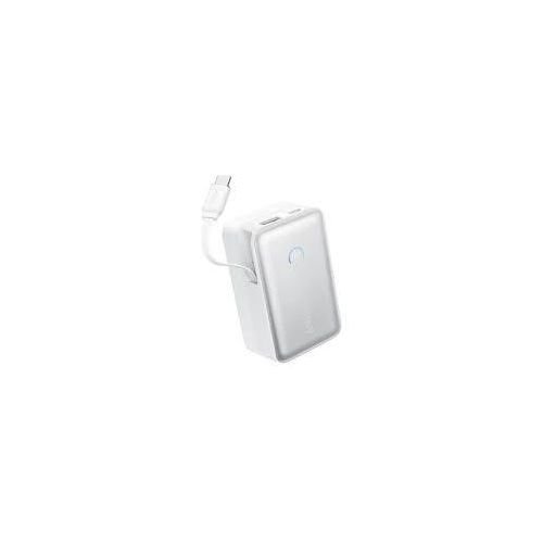 Anker Nano Power Bank 10K 45W Built-in Retractable USB-C Cable White
