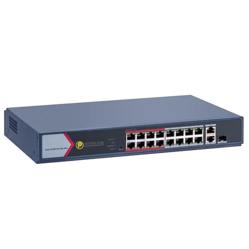Hikvision DS-3E1518P-EIM Smart PoE Switch Hikvision DS-3E1518P-EI/M Smart PoE Switch