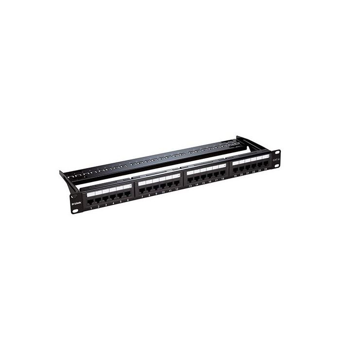 D-Link NPP-C61BLK241 Cat6 24-Port Patch Panel
