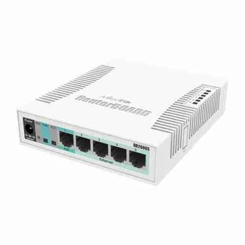 MikroTik RB260GS 5x Gigabit Ethernet Smart Switch