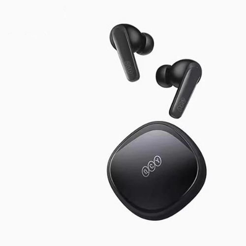 QCY T13 True Wireless Earbuds ENC Noise Cancelling Black White