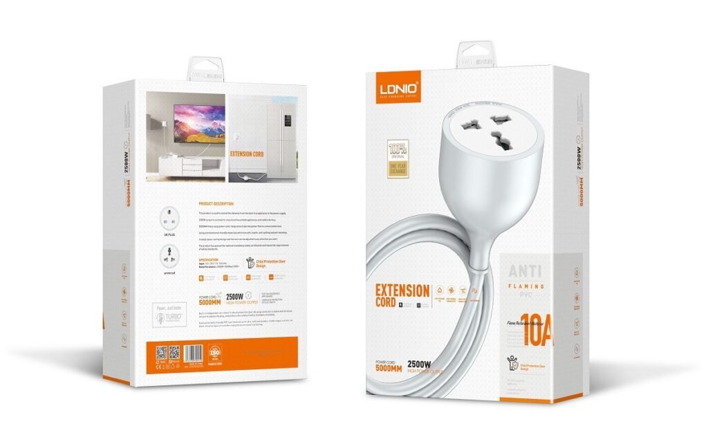 LDNIO SC1017 Power Extension Cord