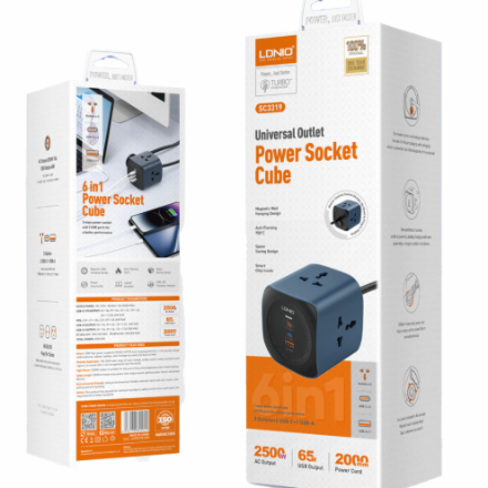 LDNIO SC3319 Power Socket Cube