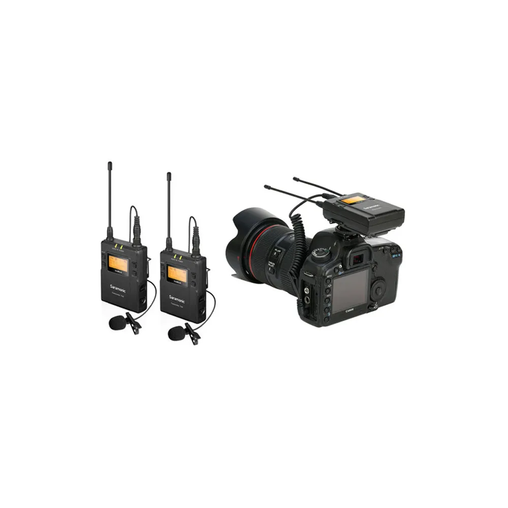 SARAMONIC UWMIC9 CAMERA-MOUNT WIRELESS OMNI LAVALIER MICROPHONE SYSTEM KIT 1