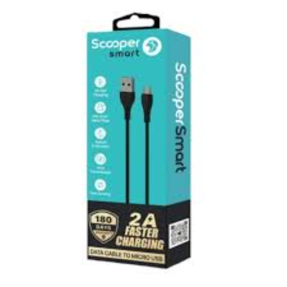 Scooper SDT-04T USB C Cable 1M 2.1A