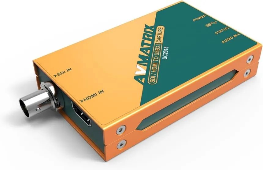 AV MATRIX UC2018 SDI/HDMI to USB 3.1 Type-C Video Capture Card