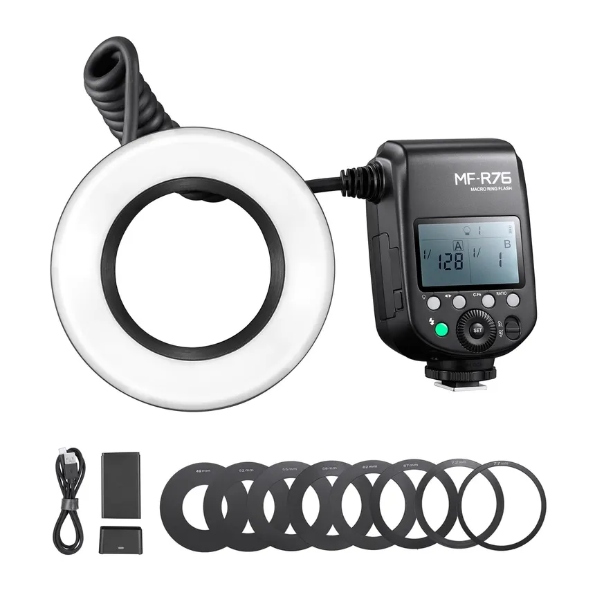 Godox MF-R76S Macro Ring Flash