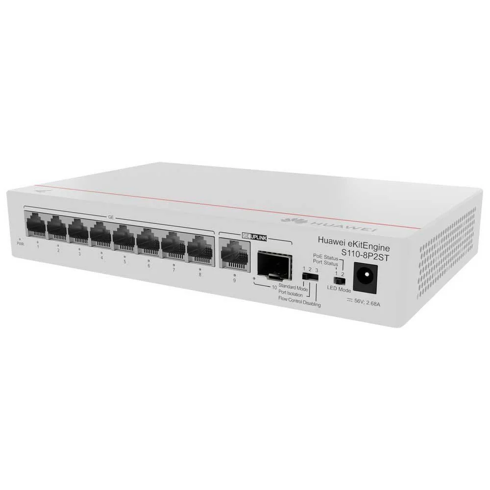 Huawei eKitEngine S110-8P2ST 8 port POE Switch