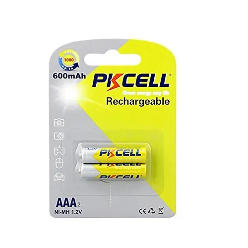 PK CELL AA RECHARGEABLE PACK OF 2 BATTERIES ONLY