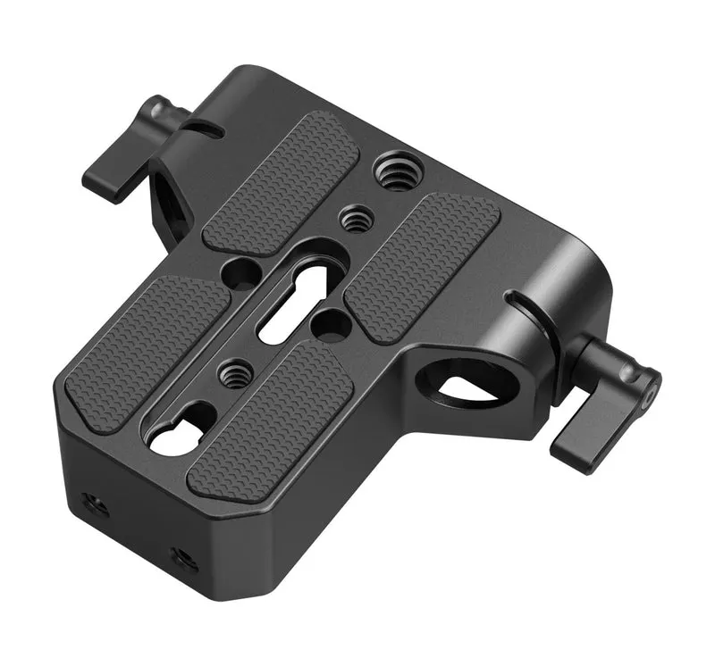 SMALLRIG BOTTOM MOUNT PLATE WITH DUAL 15MM ROD CLAMP 1674