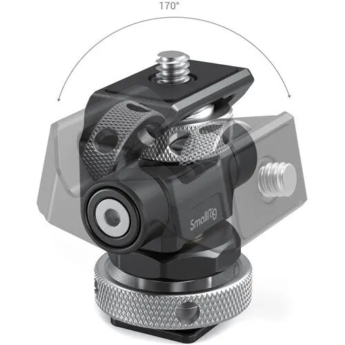 SMALLRIG SWIVEL AND TILT ADJUSTABLE MONITOR MOUNT WITH COLD SHOE MOUNT 2905B