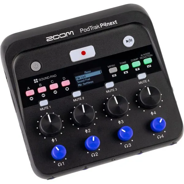 Zoom PodTrak P4next Recorder