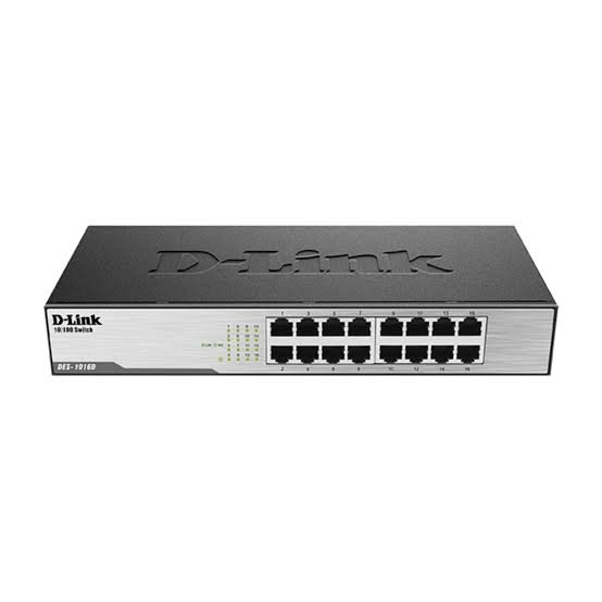 Dlink 10/100M 16-Port Fast Ethernet Unmanaged Desktop Switch DES-1016D