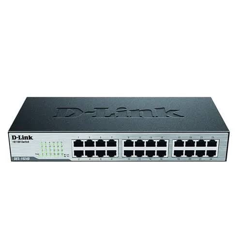 D-Link 24 port 10/100Mbps Unmanaged Switch DES-1024D