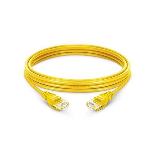 D-Link Cat6A 10G 3M UTP 24 AWG PVC Yellow Round Patch Cord
