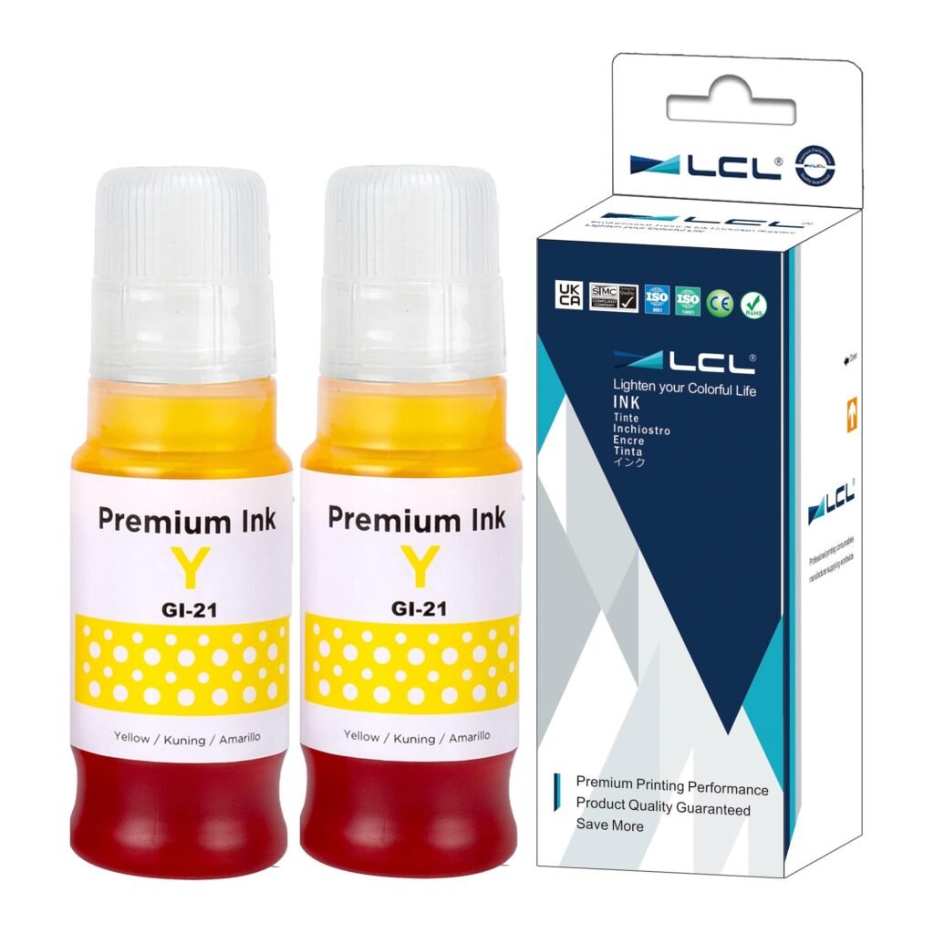 Premium Ink Refill for Canon GI-41- Yellow